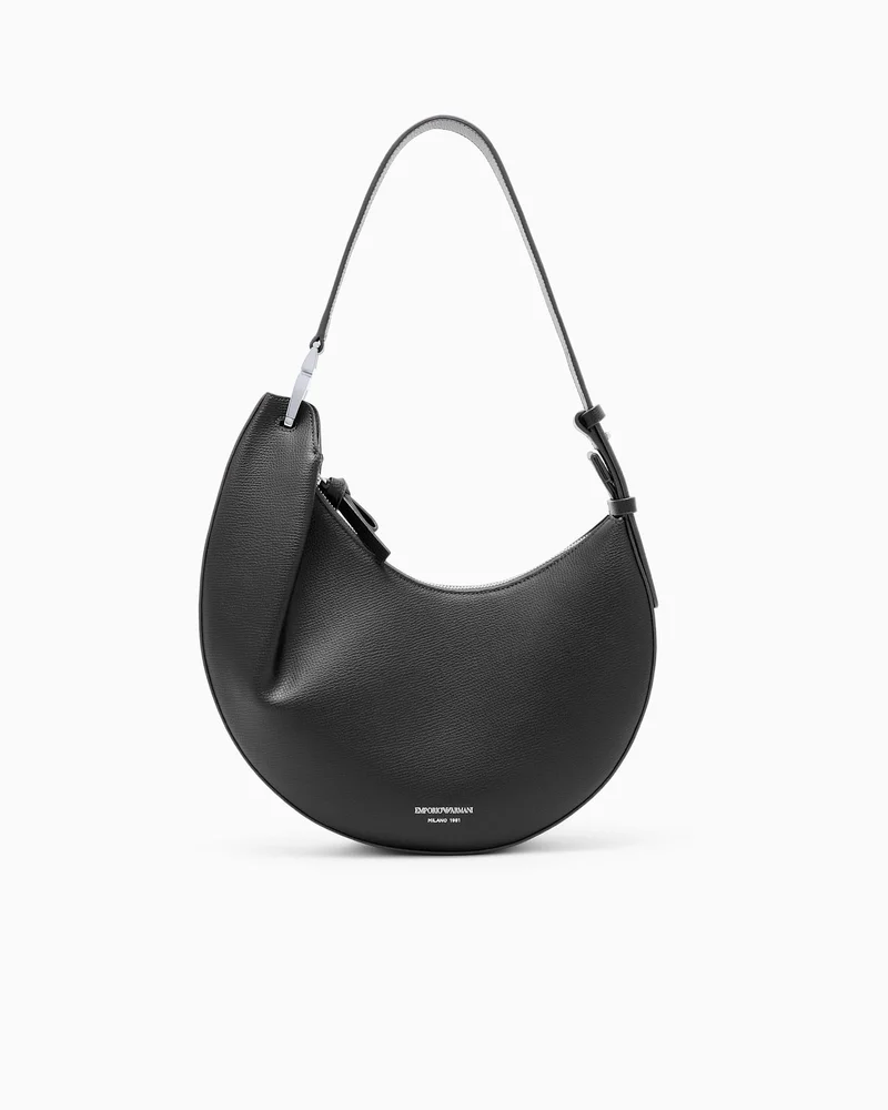 Emporio Armani 1981 leather hobo bag
