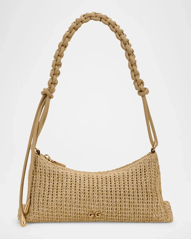 Osa Braided Zip Shoulder Bag