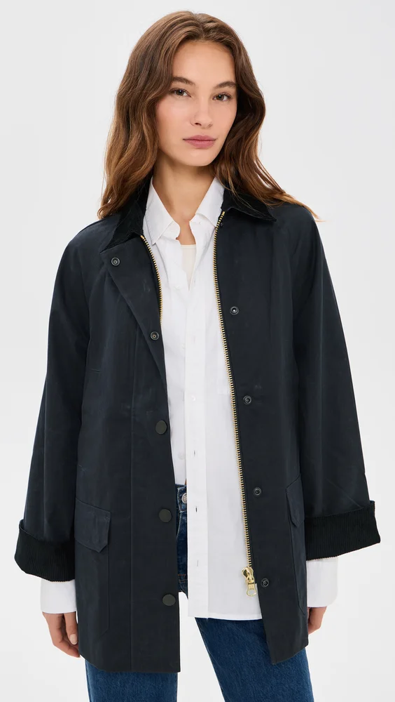 Chiltern Street Jacket In Waxed Cotton