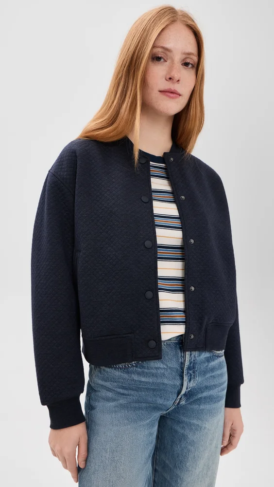Corbet Quilted Bomber Jacket
