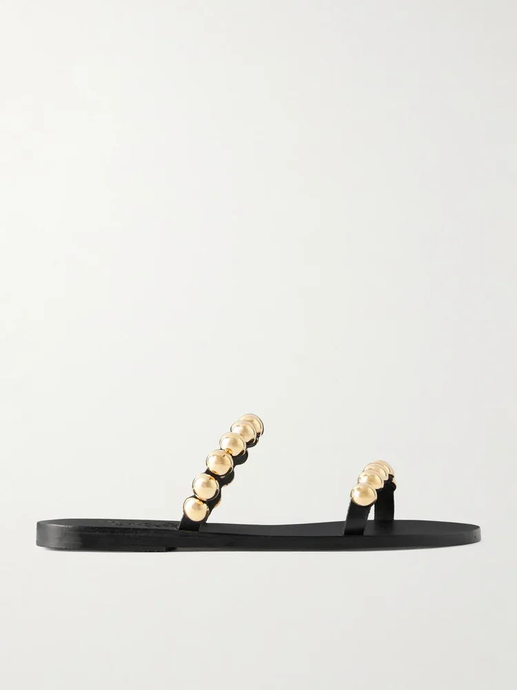 Lambri studded leather flats