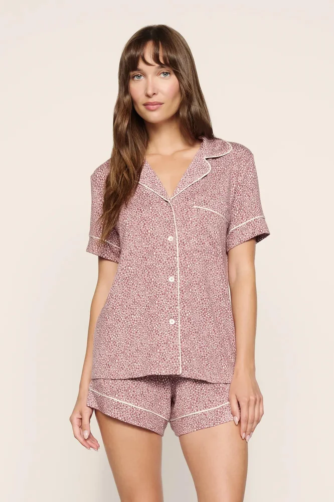 Gisele Printed TENCEL Modal Relaxed Short PJ Set
