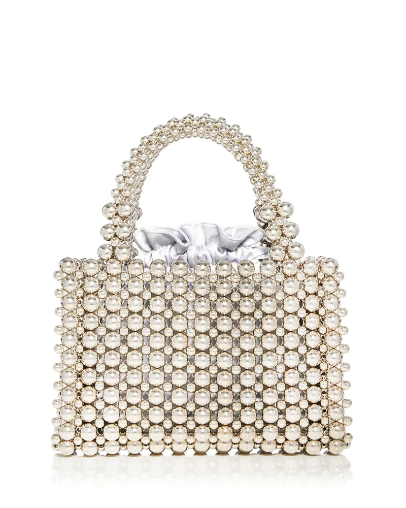 Beaded Top Handle Bag, Exclusive