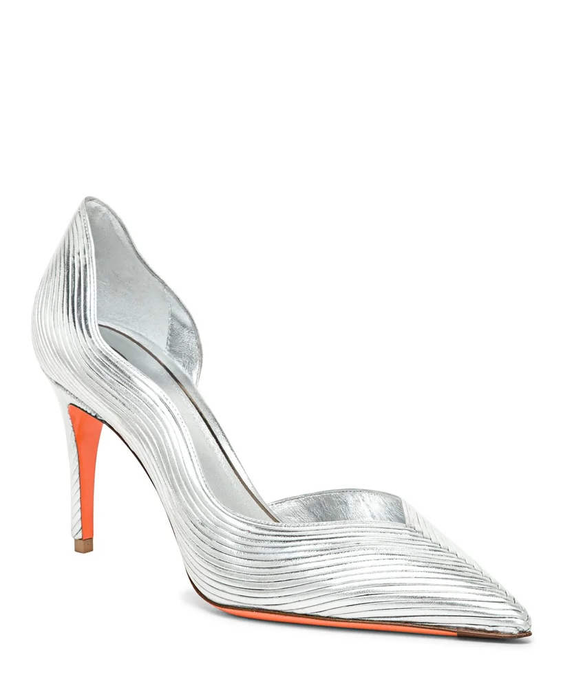 Leather High-Heel Pump