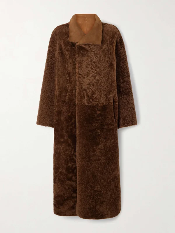 NOUR HAMMOUR Birthday reversible shearling coat