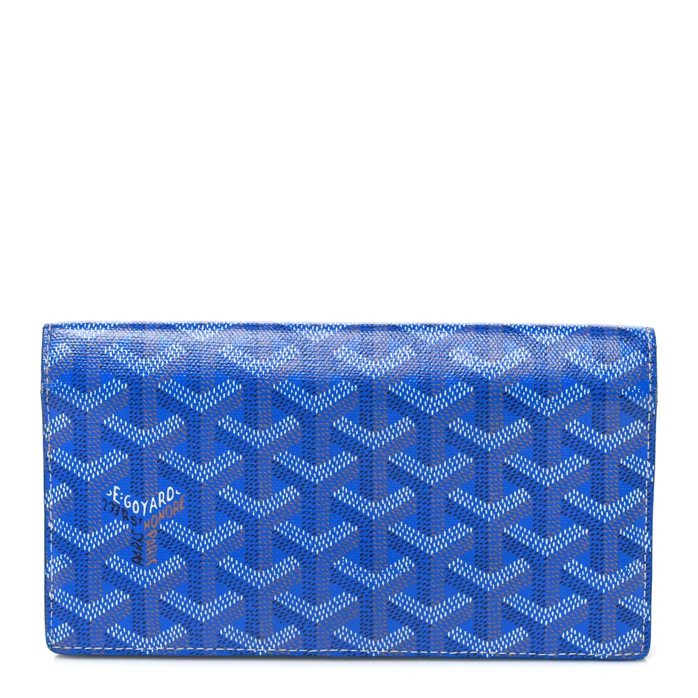 Goyardine Richelieu Wallet, Sky Blue