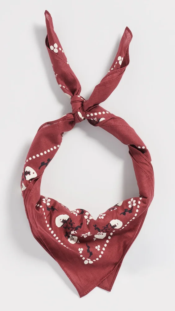 Floral Western Bandana