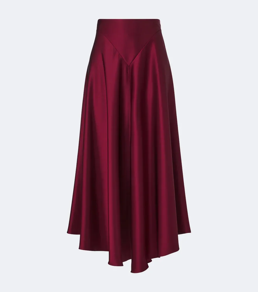 Ames satin maxi skirt