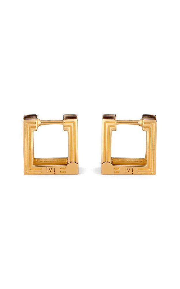 Aurelia Gold-Plated Sterling Silver Hoop Earrings