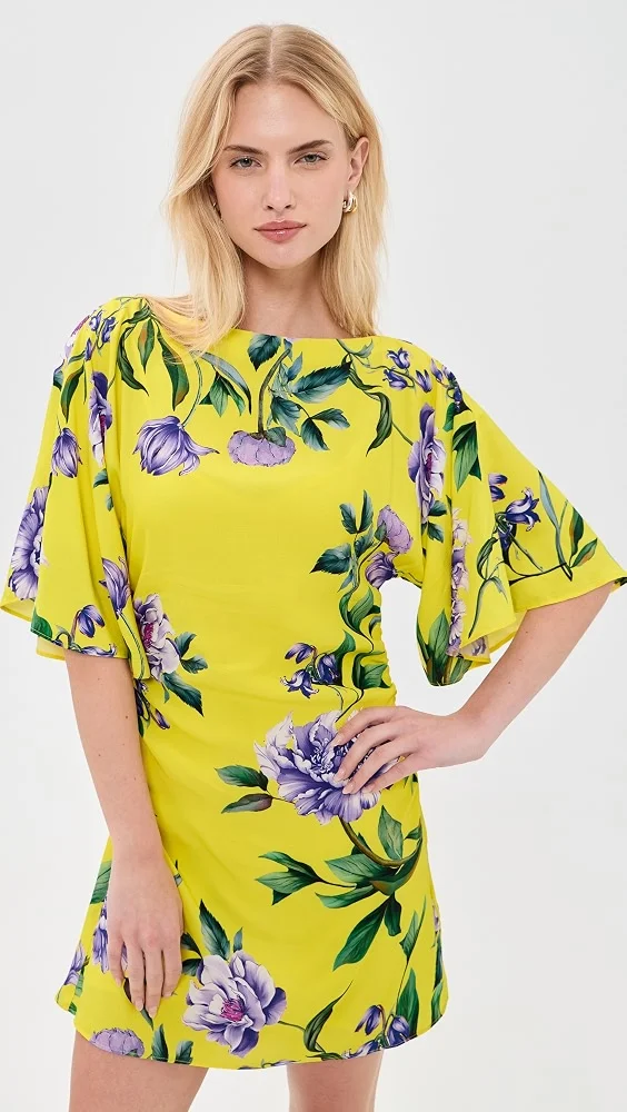 Boat Neck Short Dress