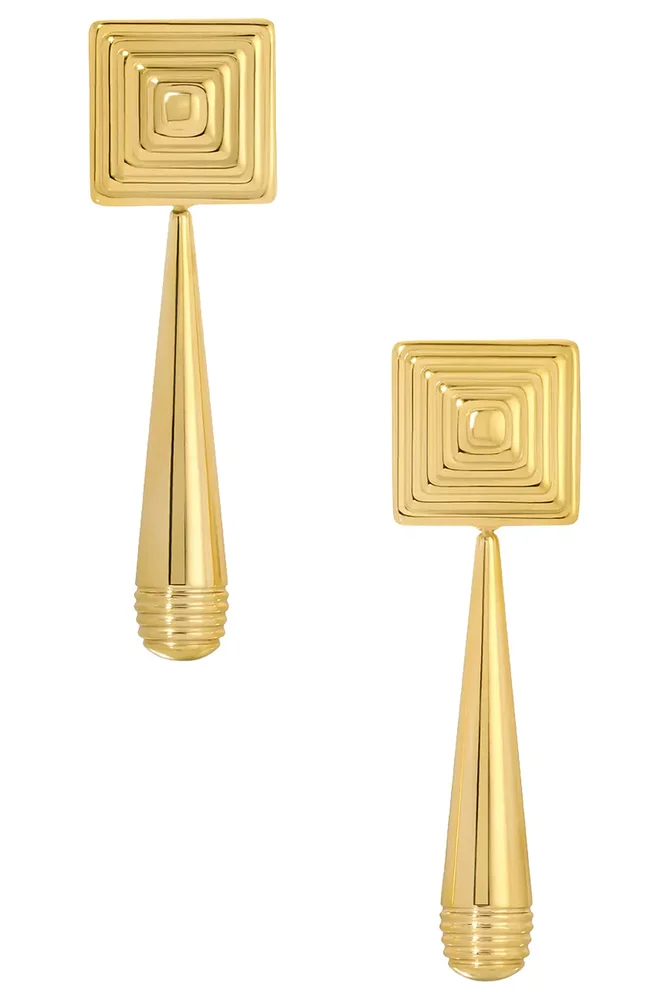 Iris Earrings in Gold