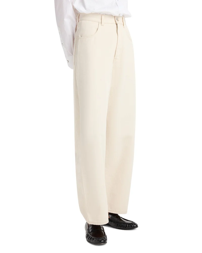 Berber Barrel Leg Jeans in Ecru