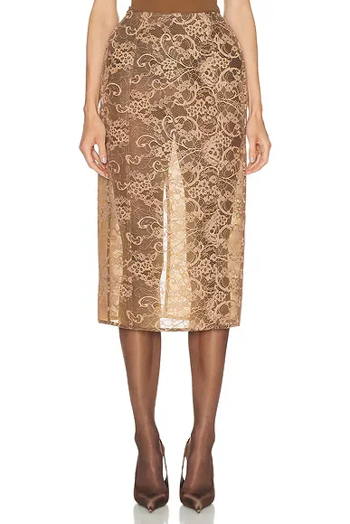 Icasso Romantic Flower Lace Skirt