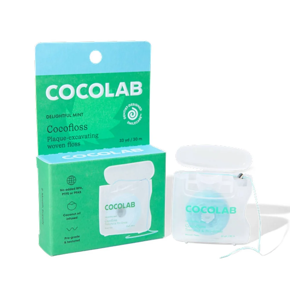 Cocofloss Refillable Woven Expanding Dental Floss - Delightful Mint