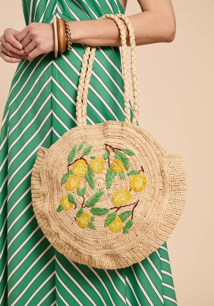Menton Handmade Raffia Bag