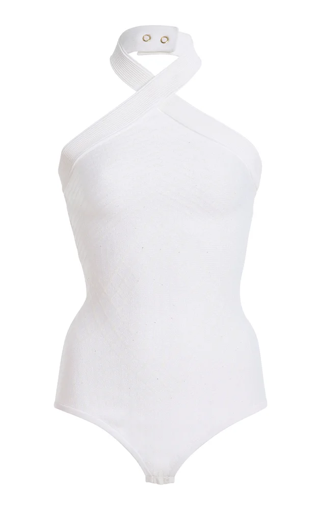 Glittered Compact Knit Bodysuit