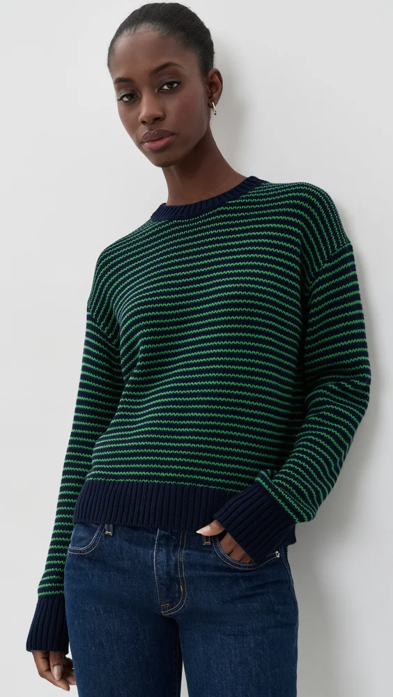 Aura Relaxed Crew Neck Sweater