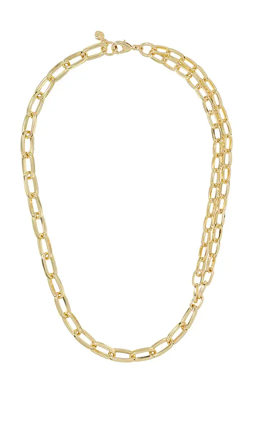 The Paperclip Double Chain Necklace