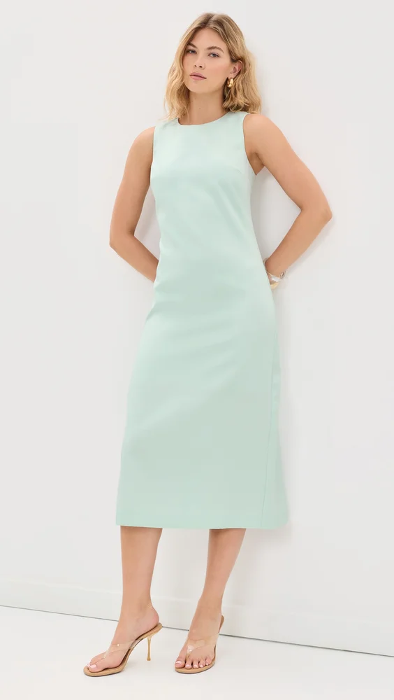 Satin Midi Dress