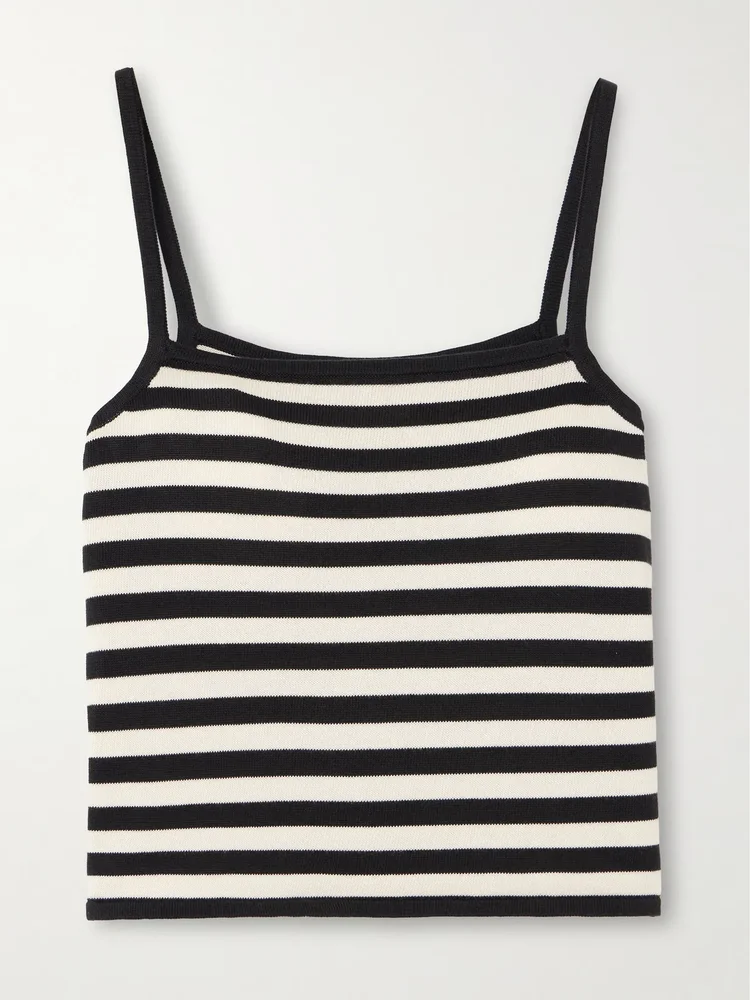 darcy striped pima cotton tank