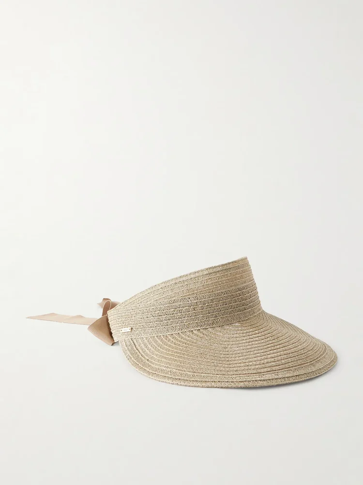 Ricky hemp and cotton-blend visor