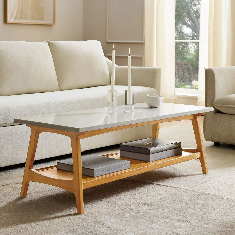 Reeve Marble Coffee Table (48")