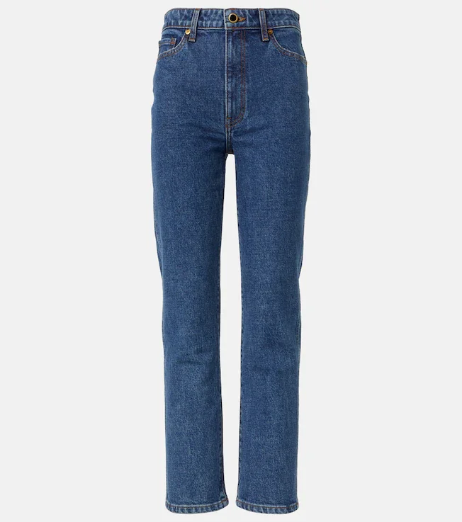 Abigail high-rise straight jeans