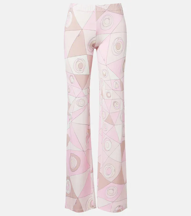 Occhi jersey straight pants