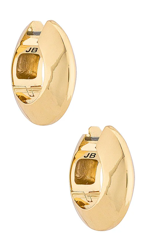 Wide Hinged Hoops Earrings Jenny Bird
