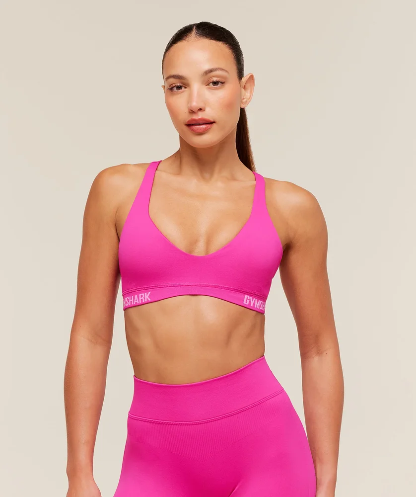 Gymshark Flex V4 Sports Bra - Super-Set Pink