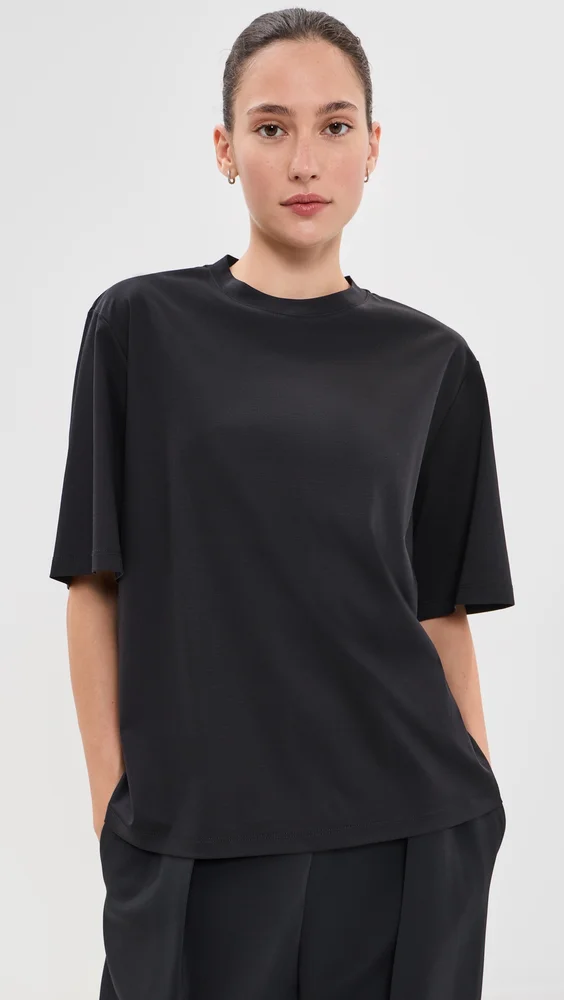 Oversized Cotton Silk T-Shirt