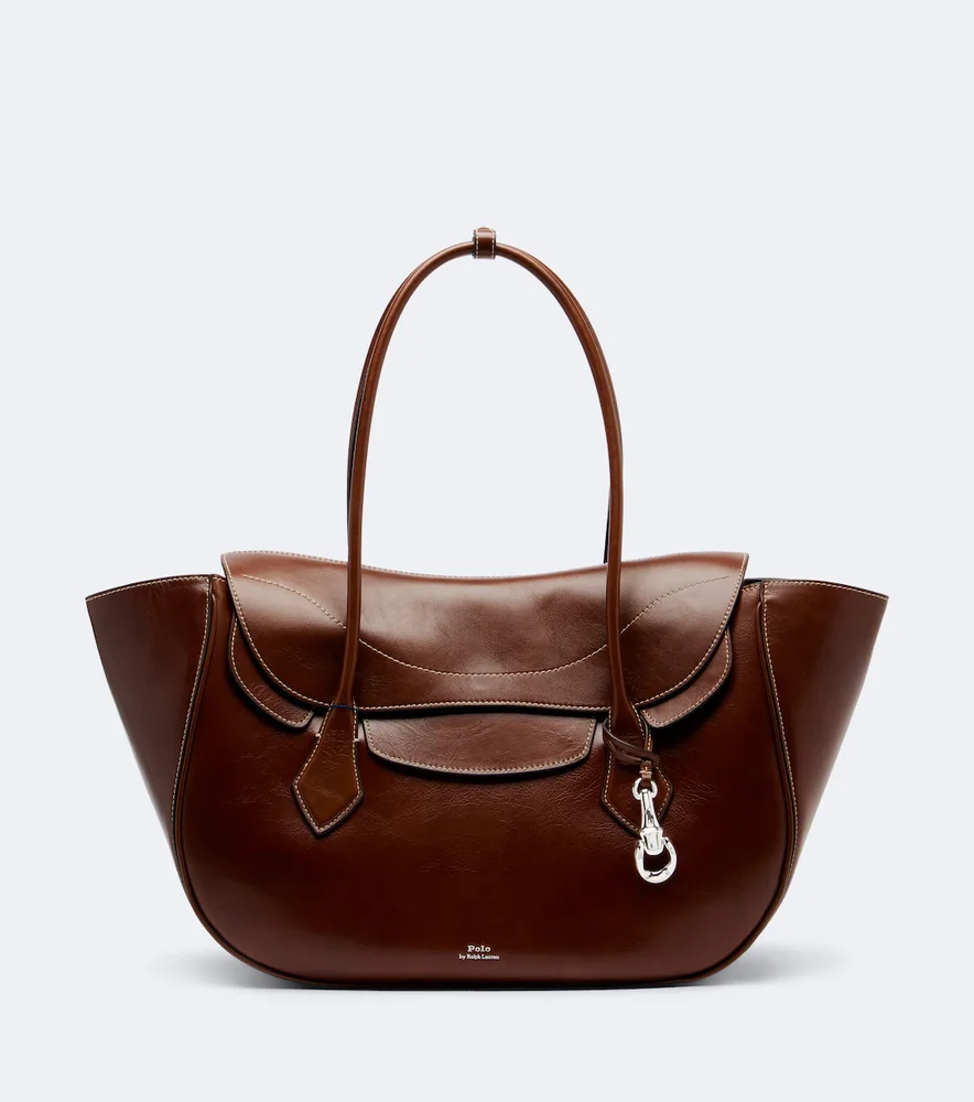 Polo Blaze Large leather tote bag