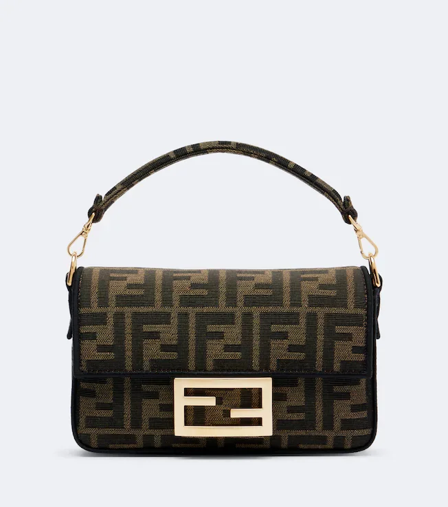 Baguette Mini FF Zucca shoulder bag