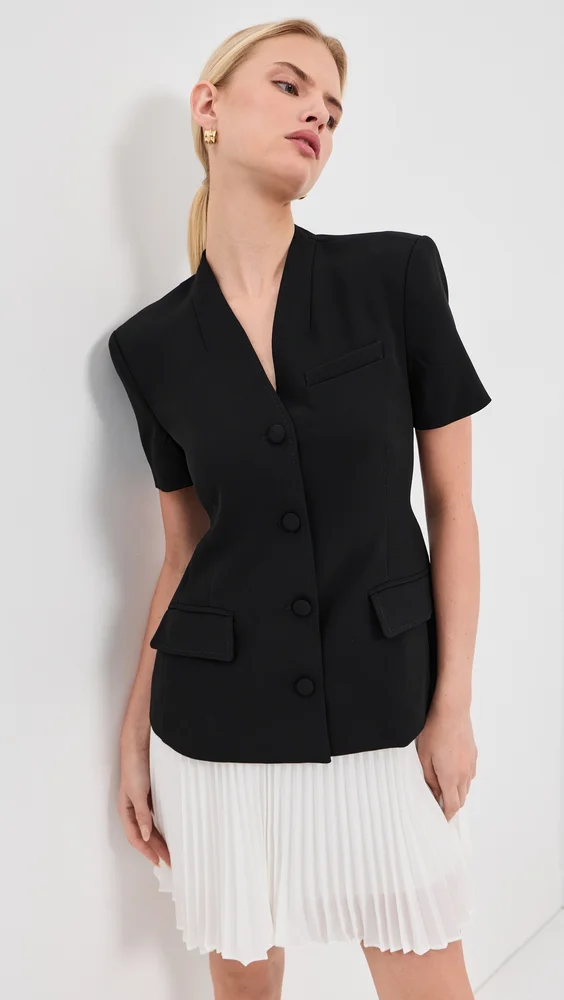 Leah Short Sleeve Blazer Mini Dress