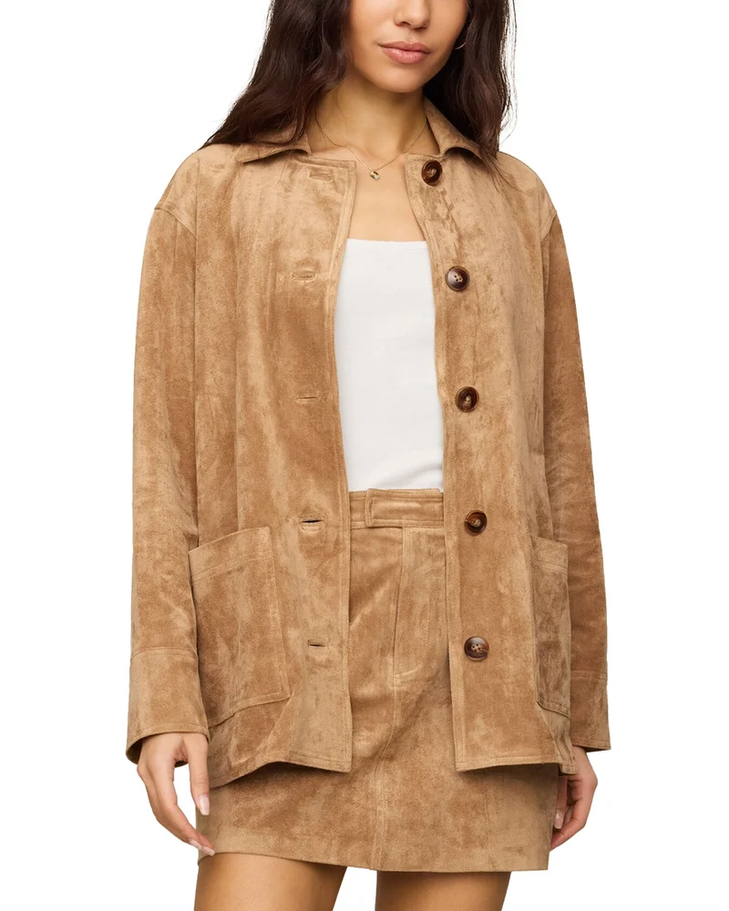 Decker Faux Suede Jacket