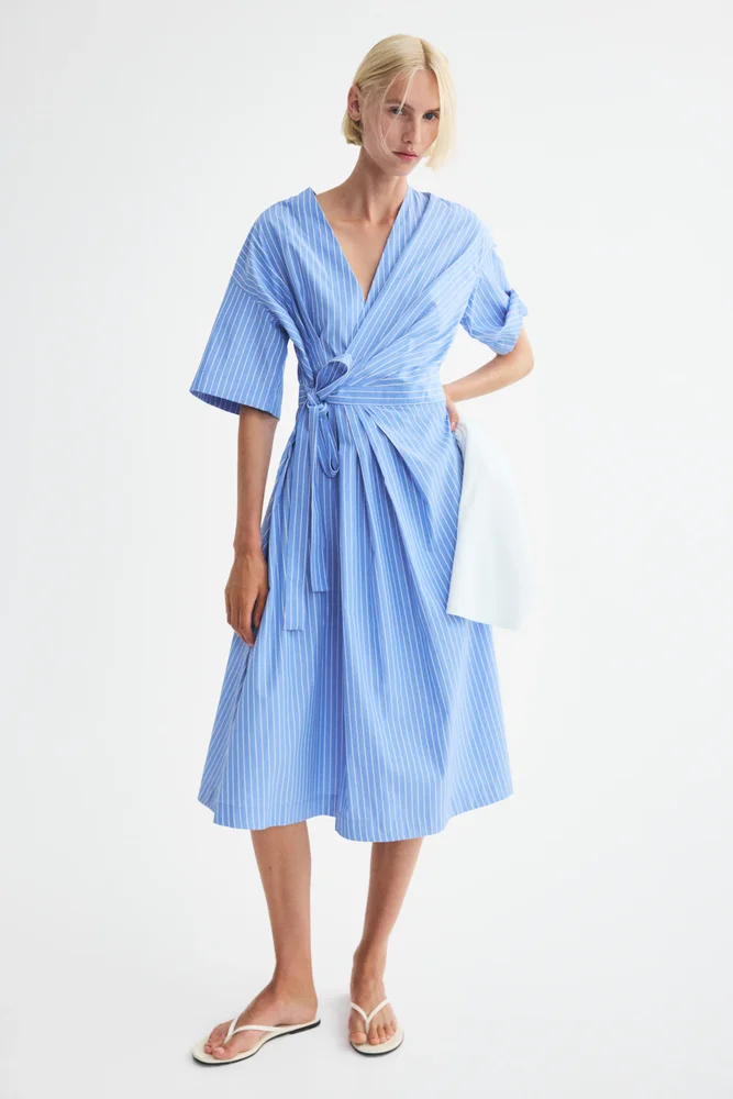 Wrap Midi Dress