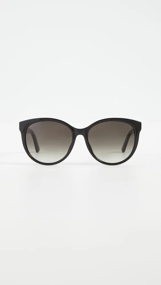 Logo Soft Cat Eye Sunglasses