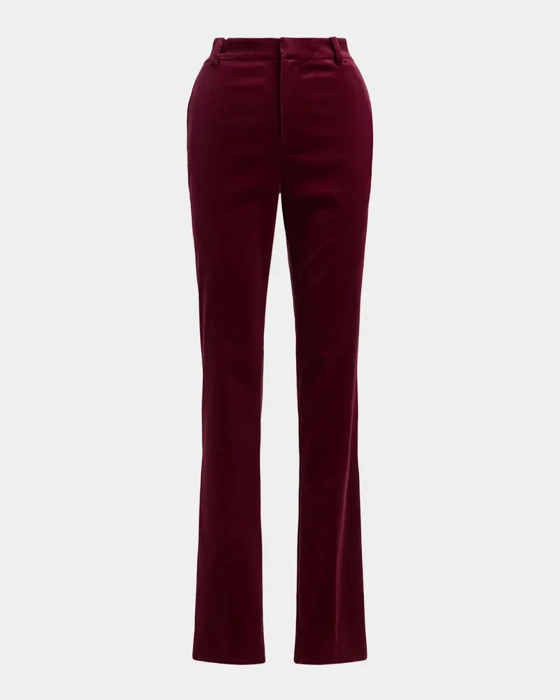 Macy Stretch Velvet Pants