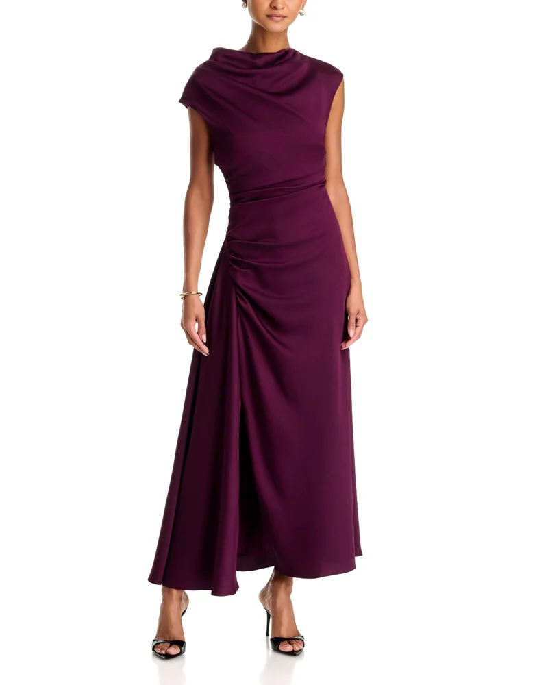 Burke Sleeveless Draped Maxi Dress