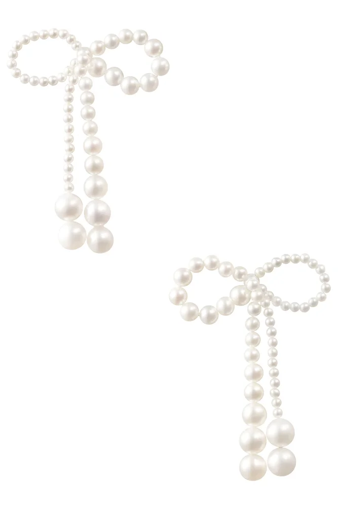 Grande Rosette De Perles Earrings