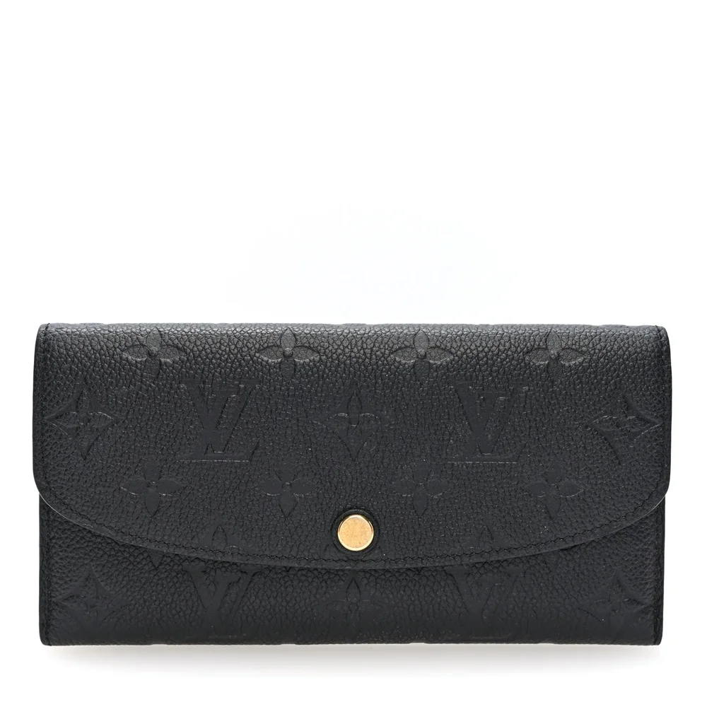 Pre-Owned Excellent Empreinte Emilie Wallet Black Dune