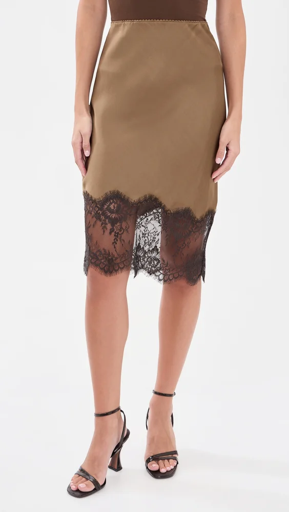 Herbert Satin Skirt
