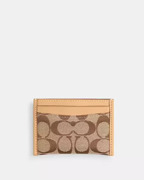 Essential Card Case In Signature Jacquard