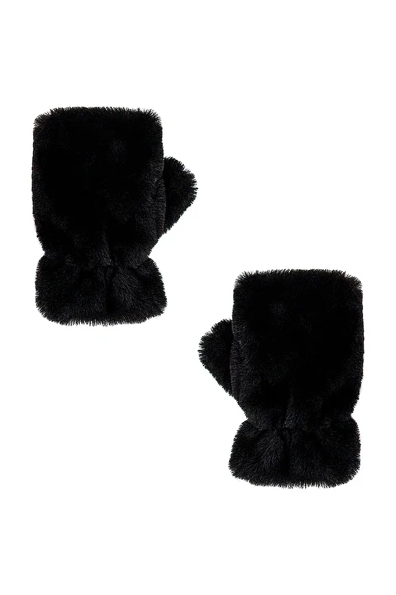 Ariel Faux Fur Mittens