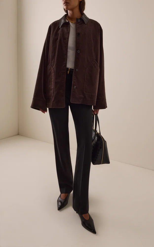 Cotton Corduroy Quilted Car Coat