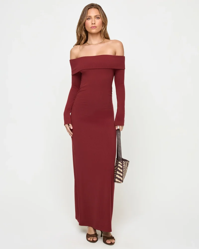 Carrie Dress - Sangria