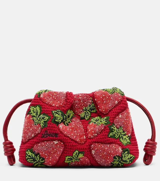 Paula's Ibiza Flamenco Mini beaded clutch