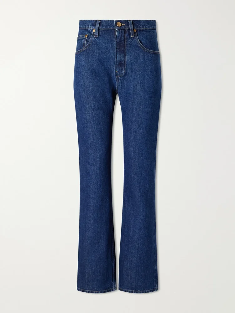 Straight-leg jeans