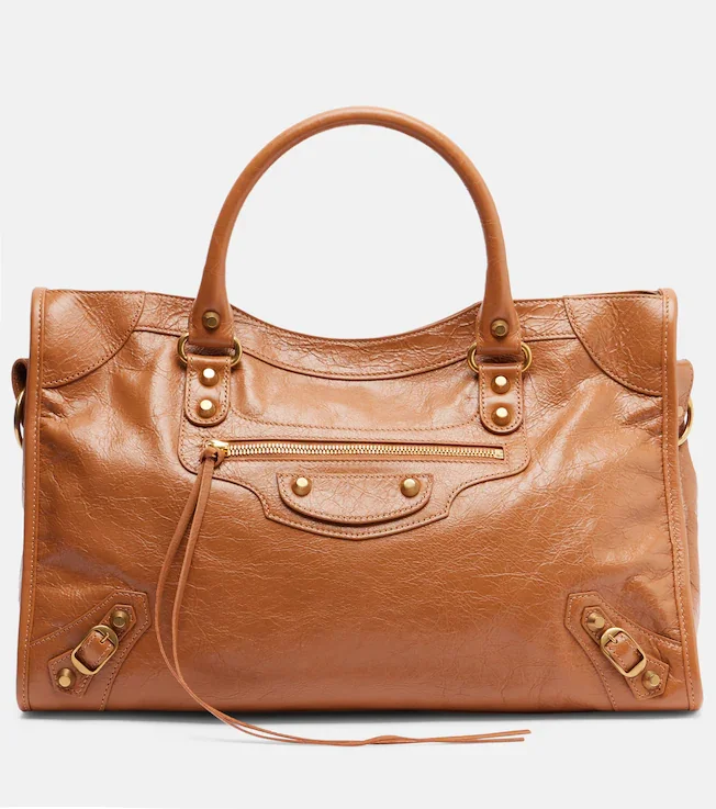 Le City Medium leather top-handle bag