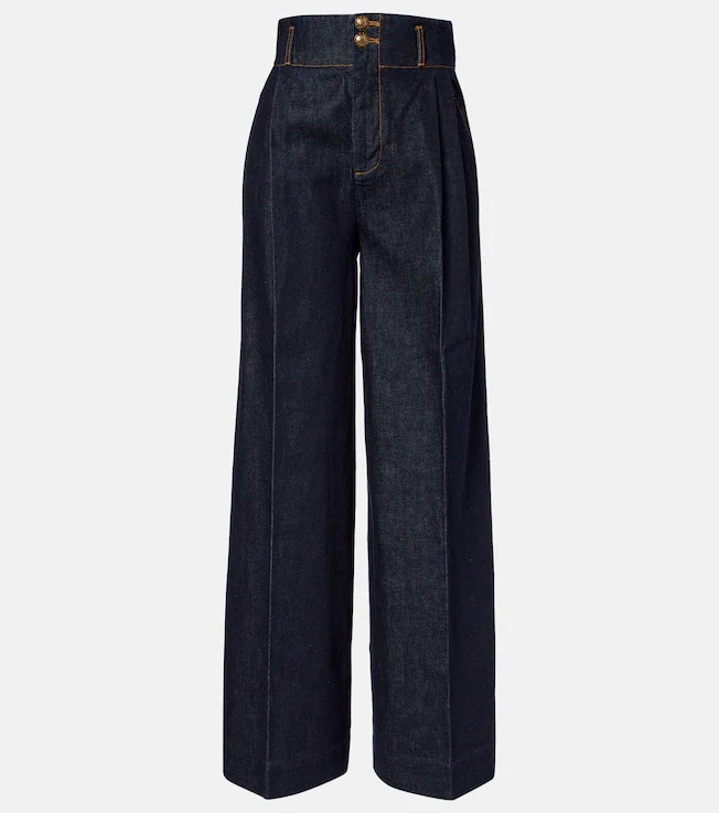 Hypnotic high-rise wide-leg jeans